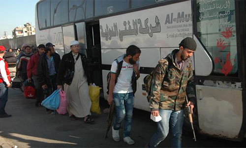 Concluye el traslado de bandas armadas de Deraa a Idlib